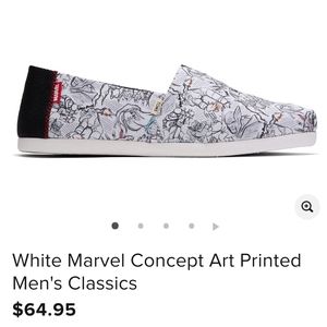TOMS Marvel print Men's 9